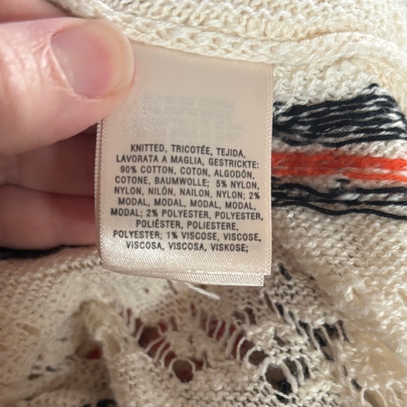 Anthropologie Sleeping on Snow Risen Sun Crochet Sweater Dress - Picture 4 of 4